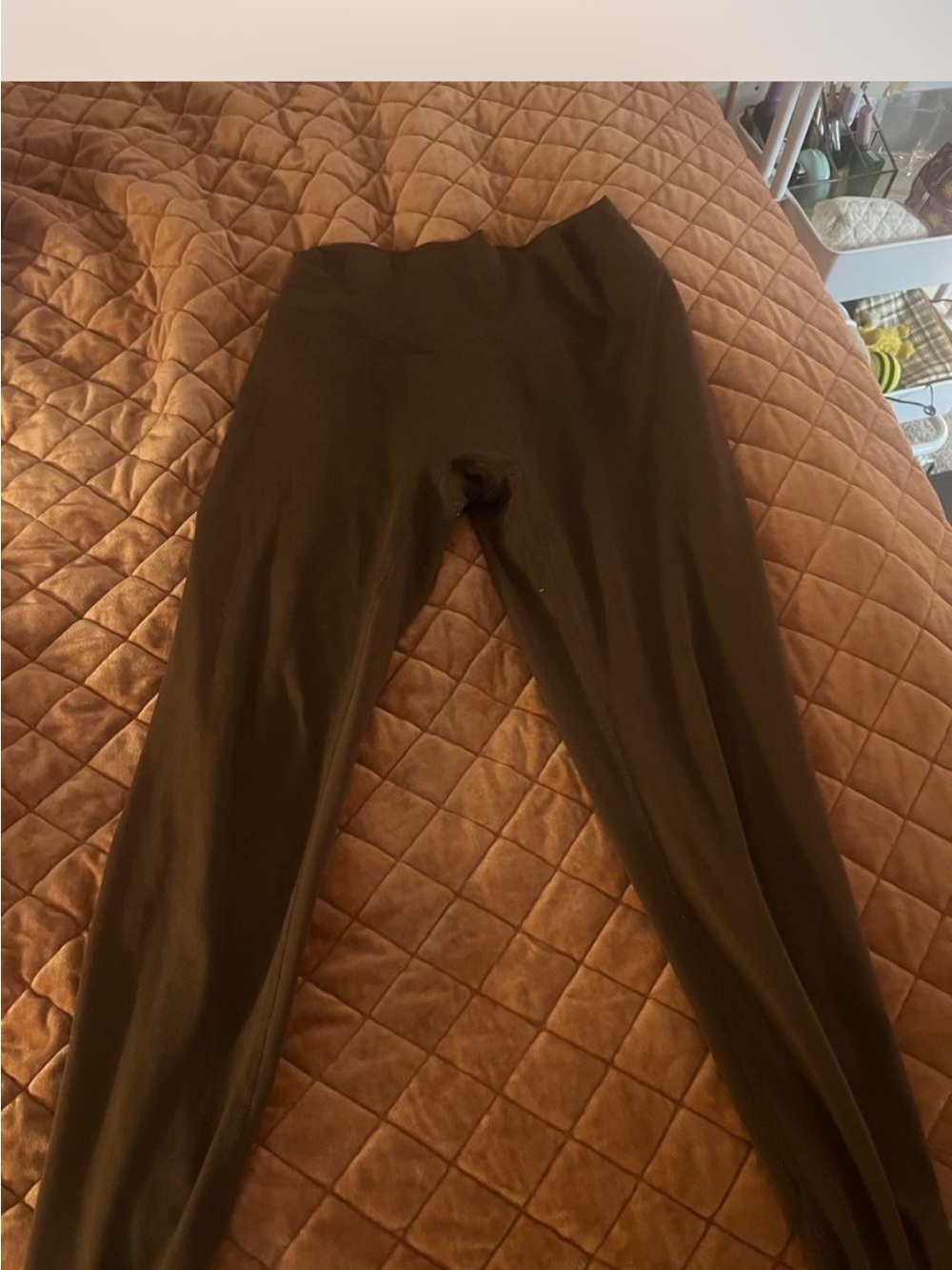 Paragon Women's Brown High-Waist Stretch Leggings